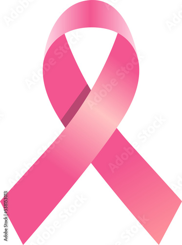 pink ribbon commemorating the international day for the fight against breast cancer 