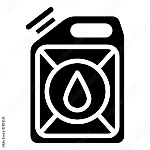 FUEL glyph icon