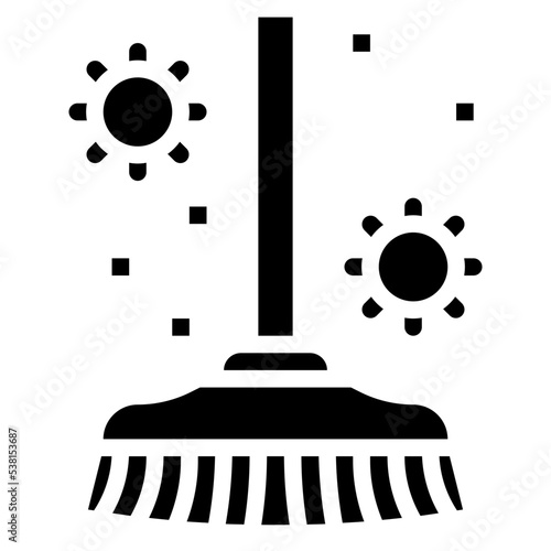 SPRING CLEANING glyph icon