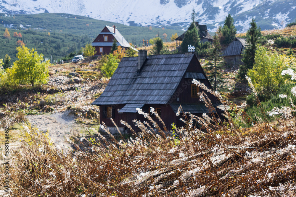 Gasienicowa Valley in autumn. Tatra Mountains.