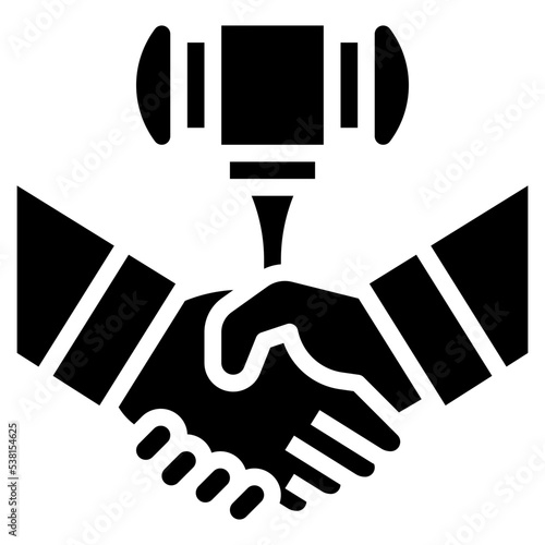 MEDIATION glyph icon