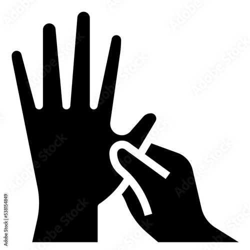 ACUPRESSURE glyph icon