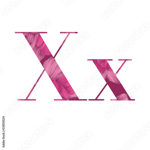 red ribbon alphabet