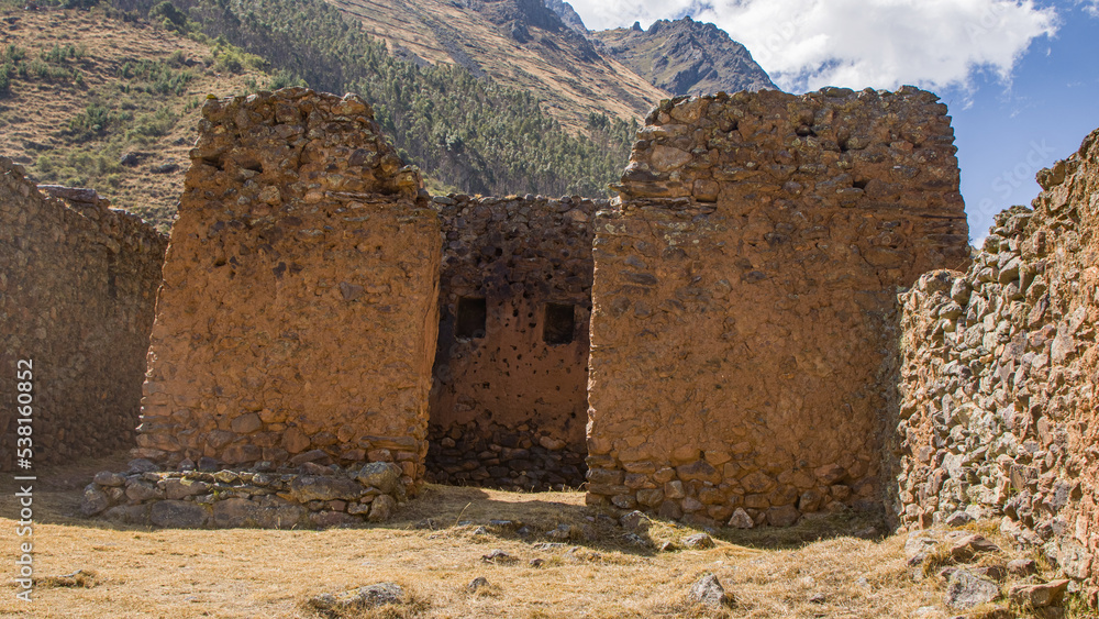 Pumamarka archaeological site house cusco, Peru