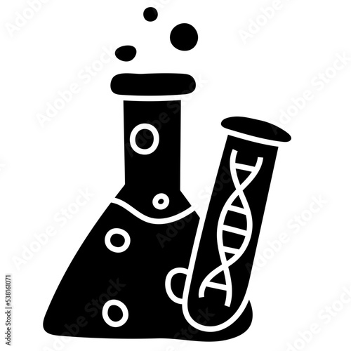 GMO TESTS glyph icon