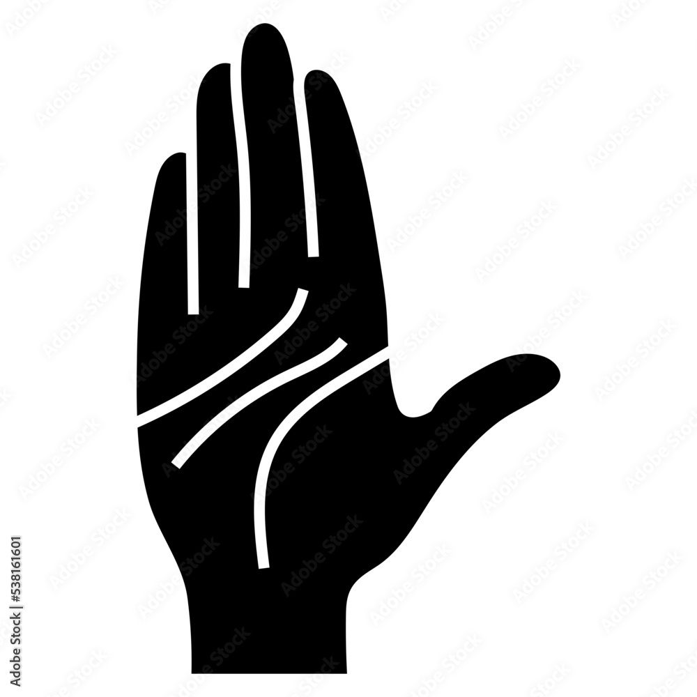HAND 2 glyph icon HAND 2 glyph icon