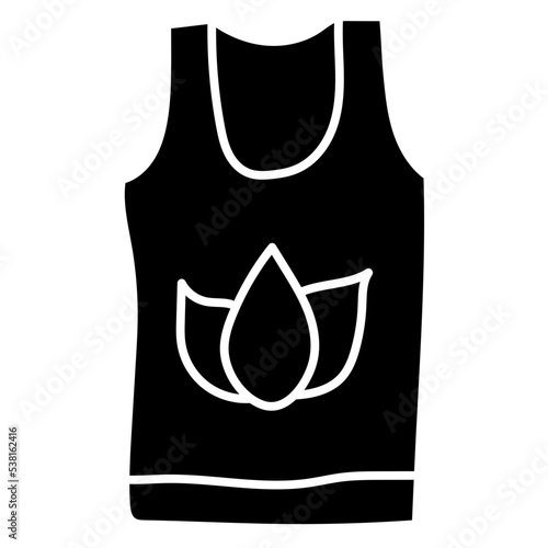 SLEEVELESS SHIRT glyph icon