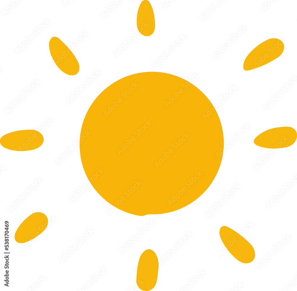 Cute sun Illustration for design element Cute sun Illustration for design element