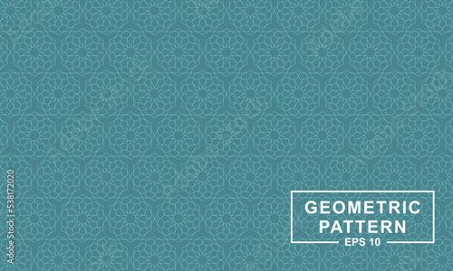 Islamic vector background with geometry pattern