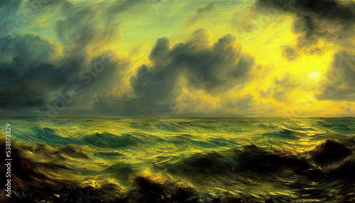 Seascape generated by AI © Francisco
