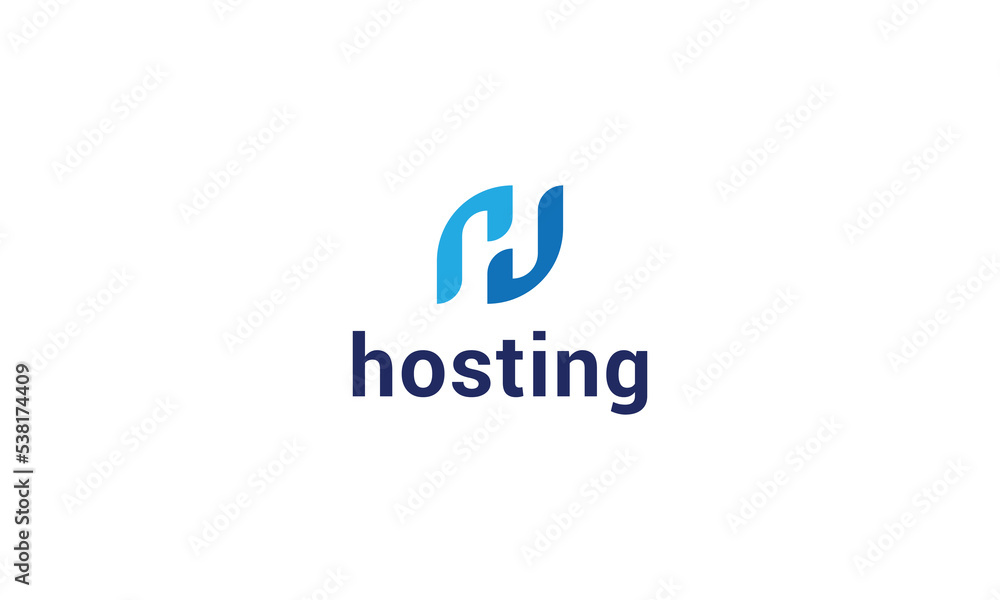 Letter H creative simple and Technological modern logo Letter H creative simple and Technological modern logo