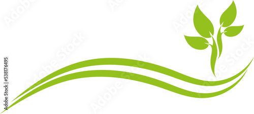 Pflanzen, Blätter und Wellen, Linien, Wellness, Gärtner und Natur Hintergrund