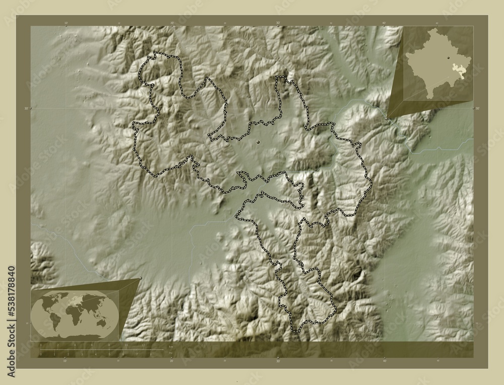 Fototapeta premium Gjilan, Kosovo. Major cities