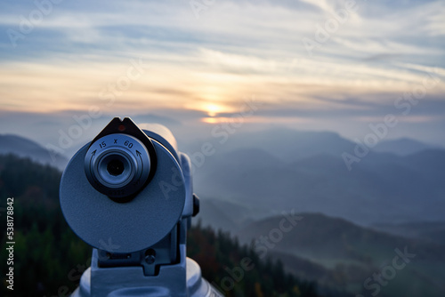 view from the top of the mountain