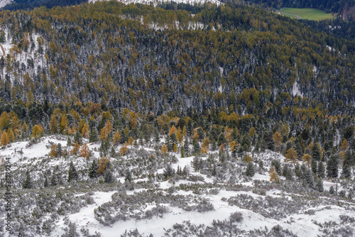 autumn in the dolomites italy