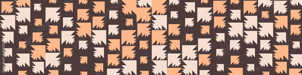 Fototapeta premium Abstract Color Halftone Dots generative art background illustration