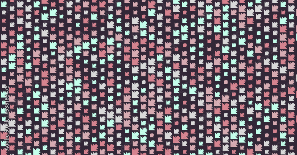 Obraz premium Abstract Color Halftone Dots generative art background illustration