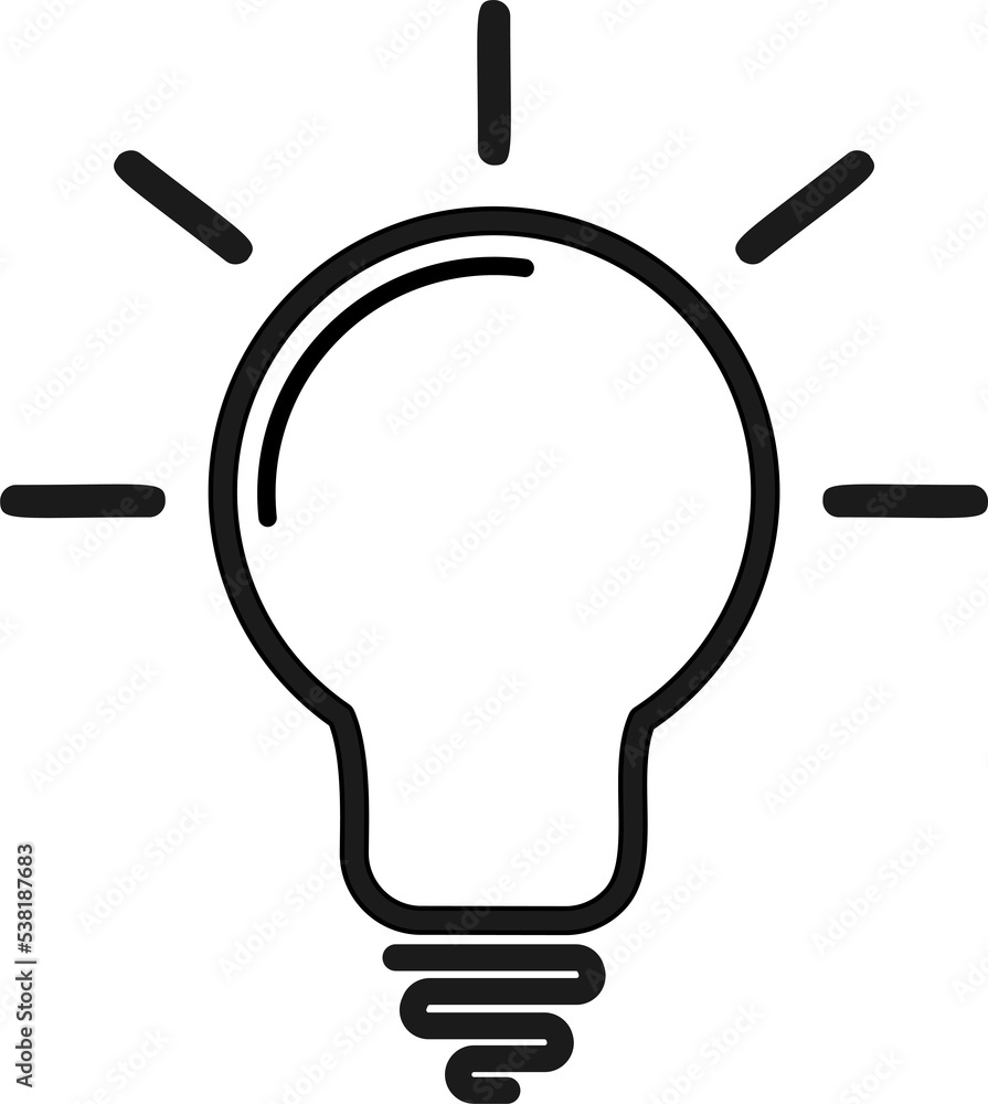 Lamp icons set. Idea lamp icon collection. Flat style Lamp icons set. Idea lamp icon collection. Flat style