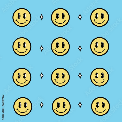 Fondo aesthetic de cara feliz