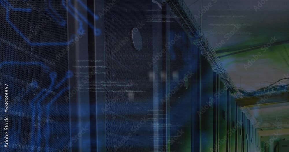 Animation of data processing and integrated circuits over servers Animation of data processing and integrated circuits over servers