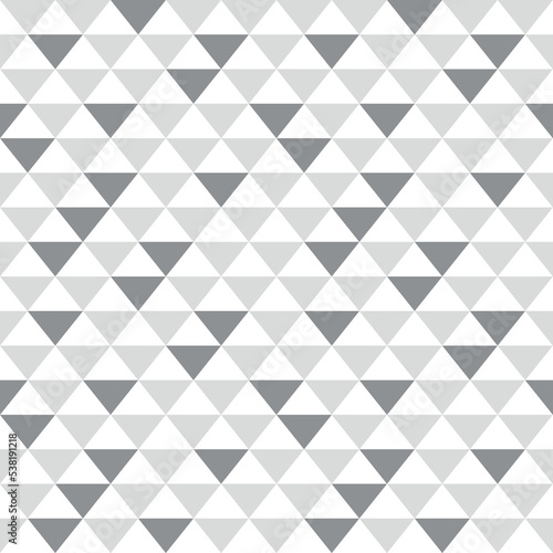 Pattern Down Triangle White Grey Background