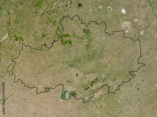 Aqmola, Kazakhstan. Low-res satellite. No legend photo