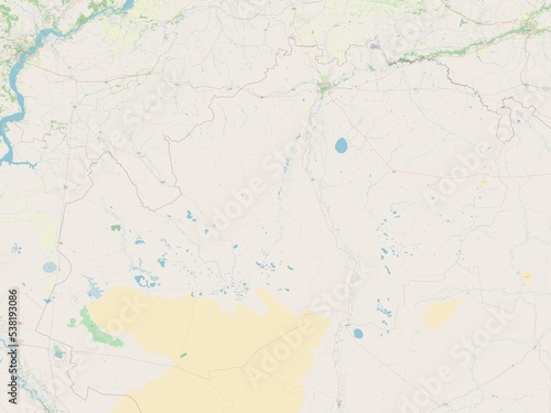 West Kazakhstan  Kazakhstan. OSM. No legend