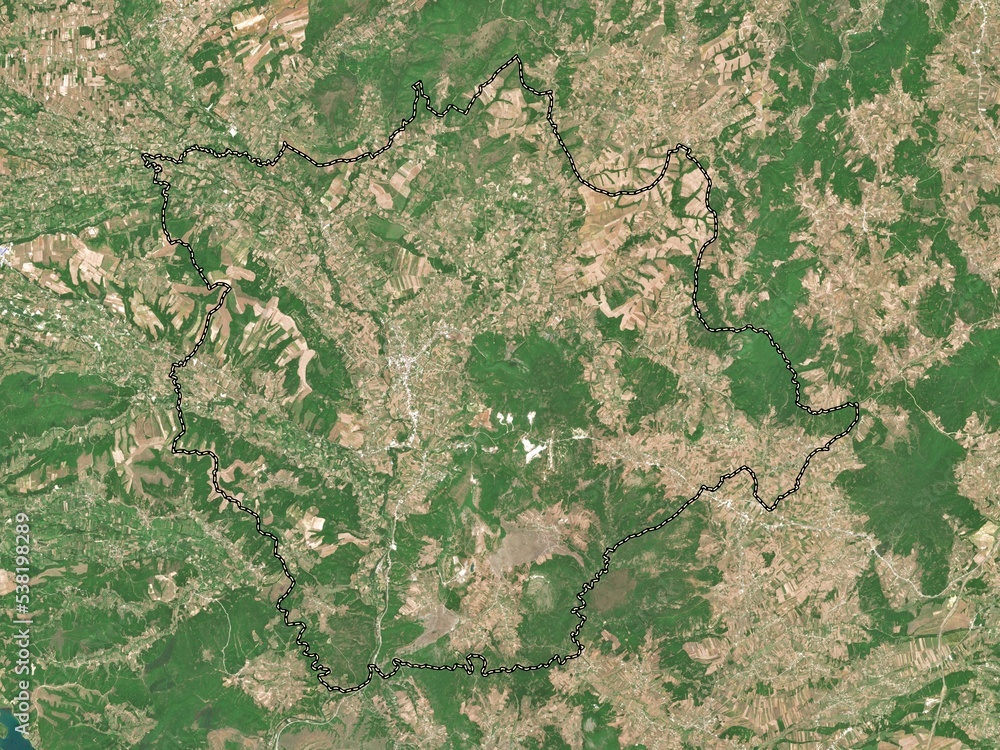 Kline, Kosovo. Low-res satellite. No legend