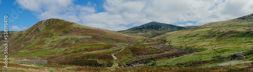 Fotografie Panorama of Glen Shee in Perthshire, Scotland