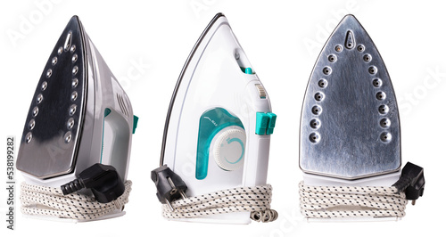 Fotografie, Obraz An iron for ironing on an isolated background.