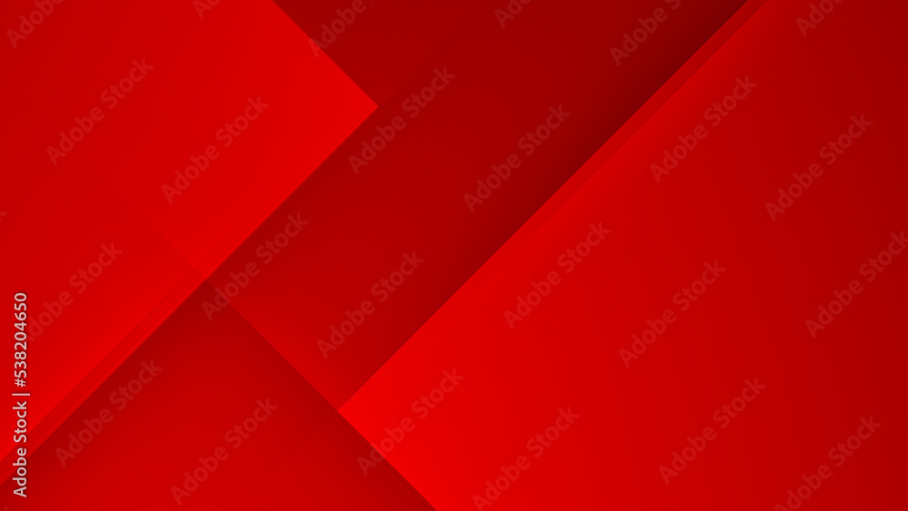 Red background. Vector abstract graphic design banner pattern presentation background web template.