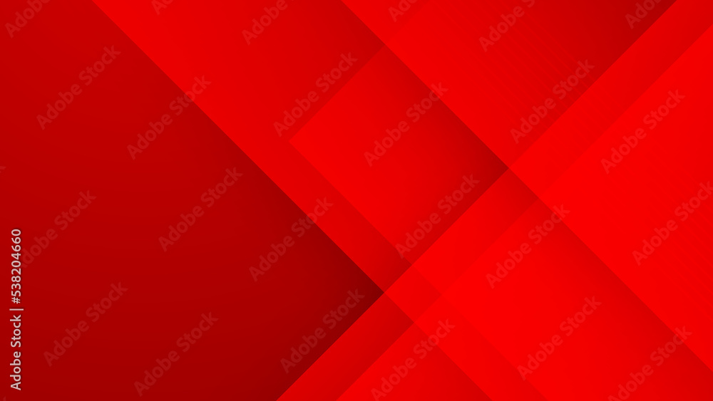Obraz premium Red background. Vector abstract graphic design banner pattern presentation background web template.