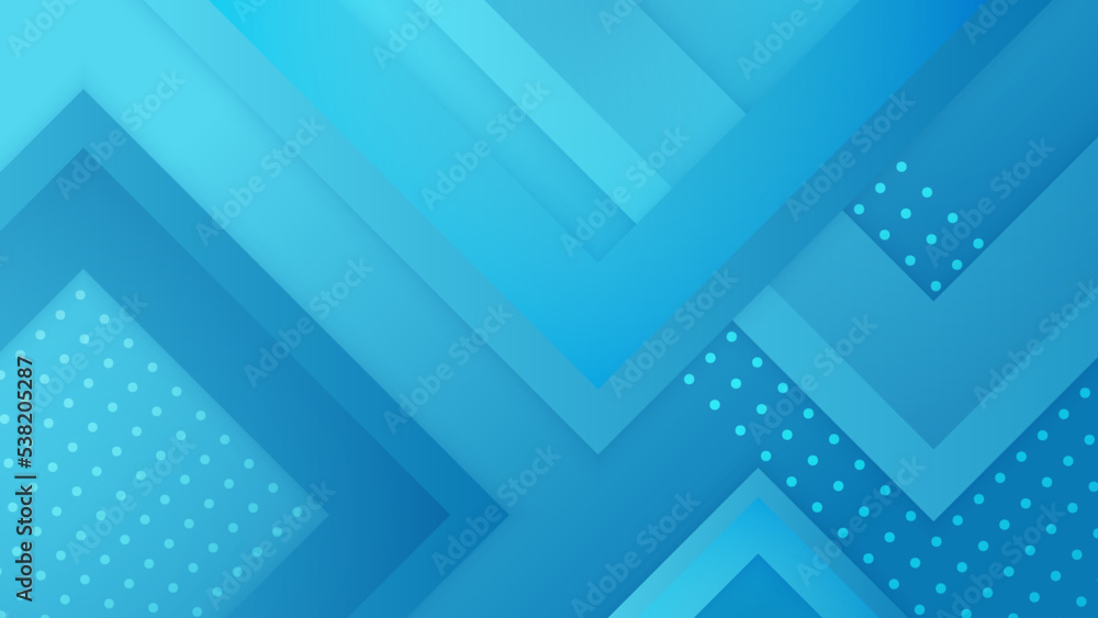 Fototapeta premium Modern blue abstract background. Vector abstract graphic design banner pattern presentation background web template.