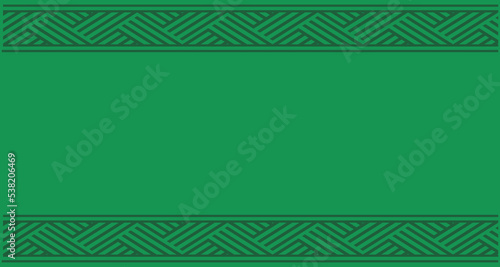 ethnic tribal pattern green background