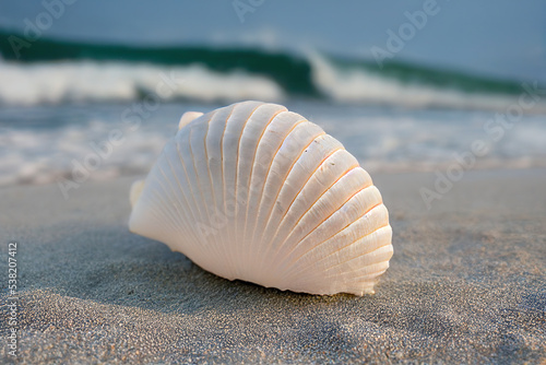 Seashell on the beach © Tim