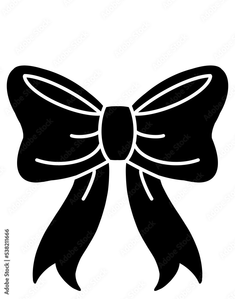 Black bow ribbon Black bow ribbon