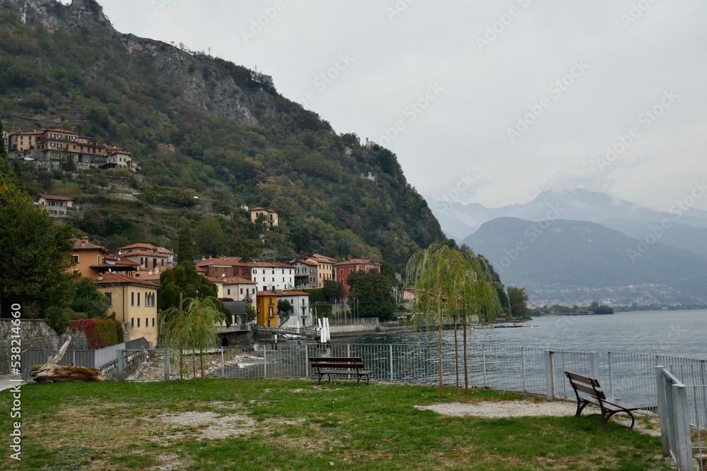 Fototapeta premium Musso, Lake Como, Italy