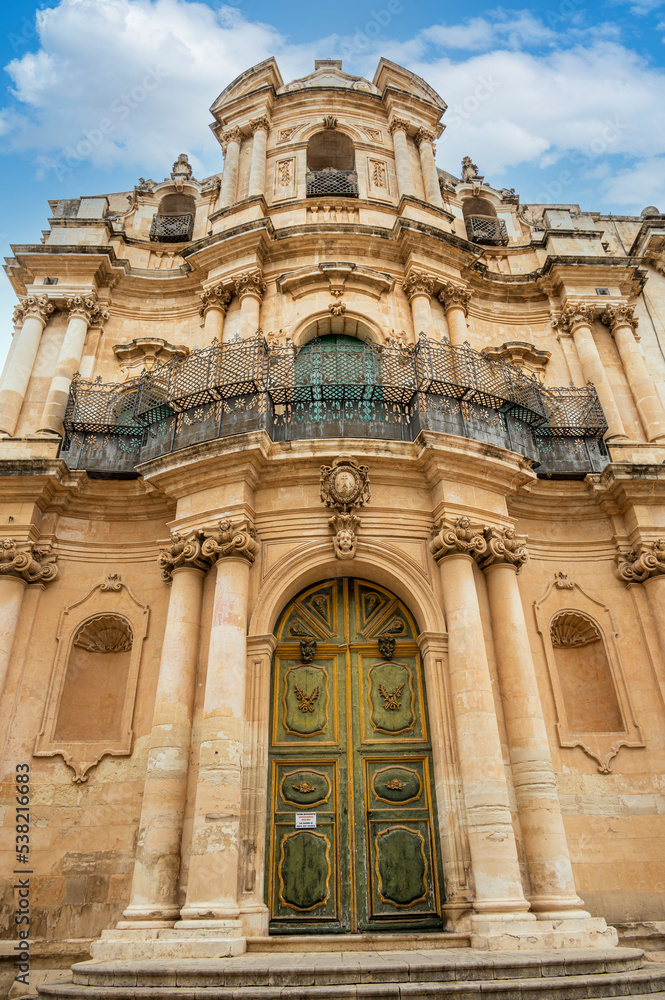 Fototapeta premium Beautiful baroque church in Scicli