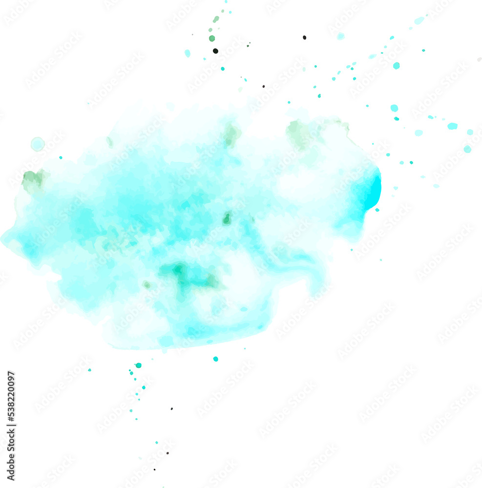 Obraz premium blue water splash isolated