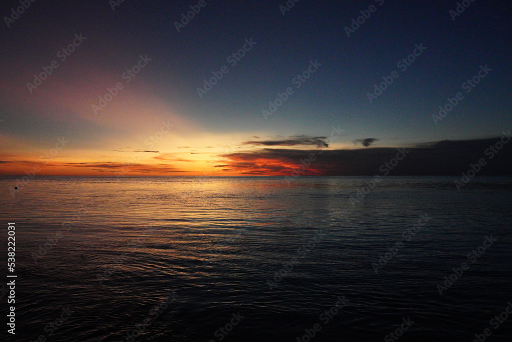 Sunset on Murray Island