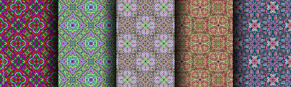 collection of elegant and unique traditional ethnic ethnic background pattern bundles