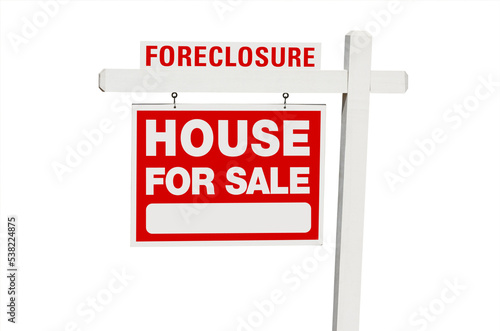 Foreclosure Home For Sale Real Estate Sign