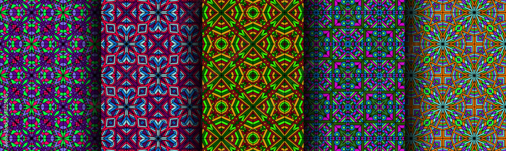 traditional ethnic bundle collection pattern