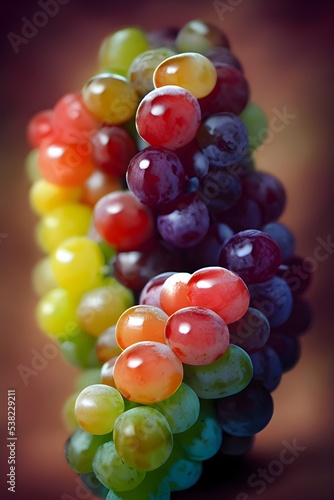 HIgh Quality Illustration of some Grapes