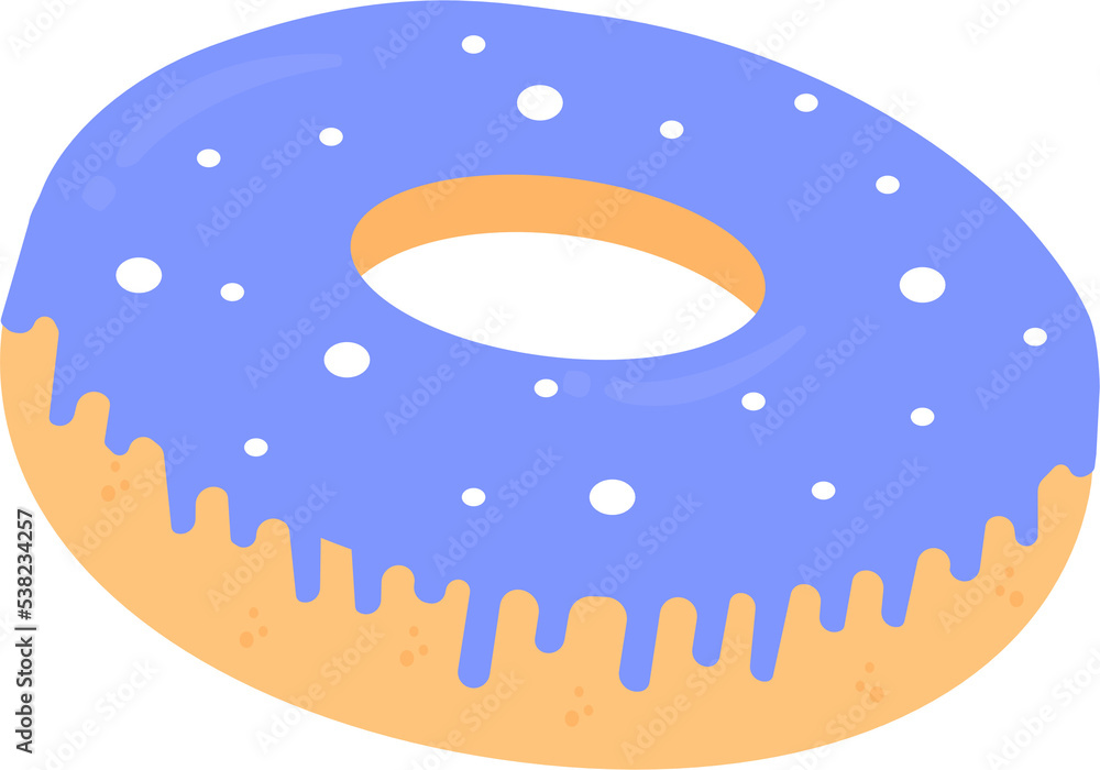 donuts with blue glaze donuts with blue glaze