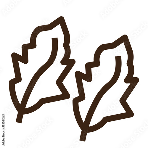 arugula food green lettuce salad vegetable outline icon