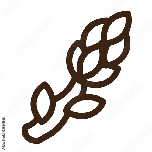asparagus food vegetable cooking healty outline icon