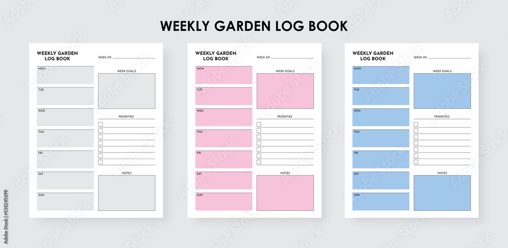 Garden Planner Log Book, Garden journal and plant growing tracker notebook