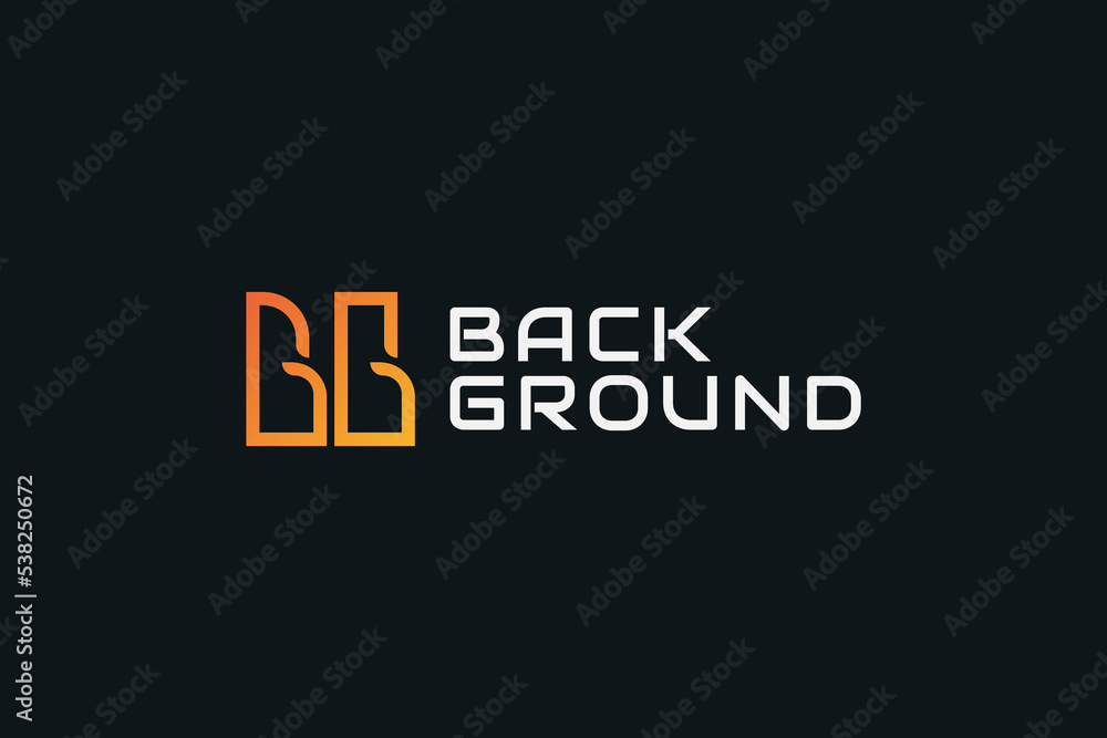 BG Initial Logo with Modern and Geometric Concept. Letter B and G Logo with Linear Style. Suitable for Business and Technology Logo