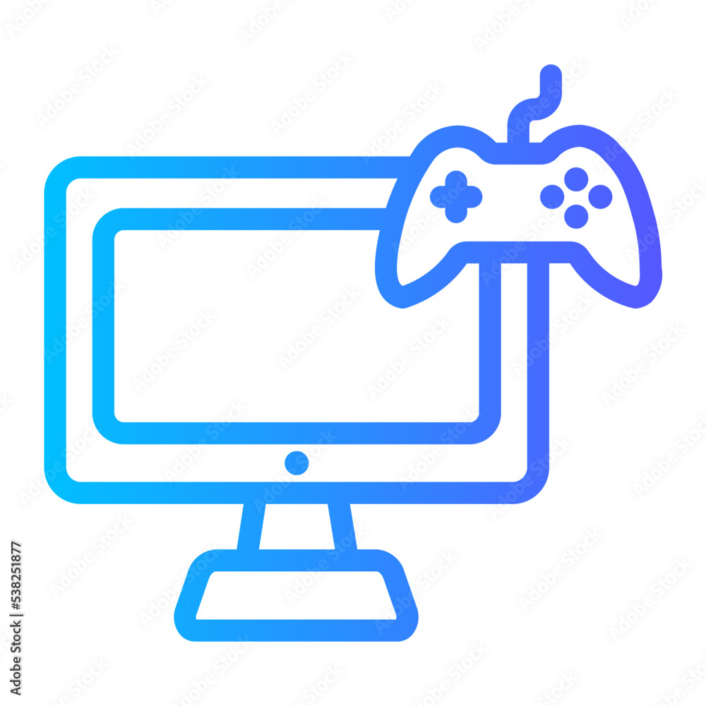 videogame gradient icon videogame gradient icon